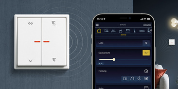 KNX RF Taster bei MMDS Der Elektromeister GmbH in Herzogenaurach